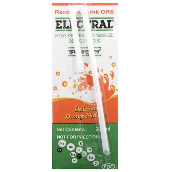 electral orange liquid 200 ml
